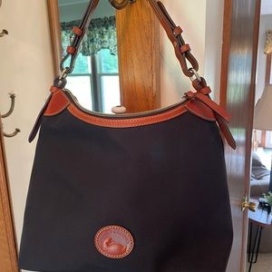Dooney & Bourke Erica Hobo bag, Black Nylon, Like New Condition
